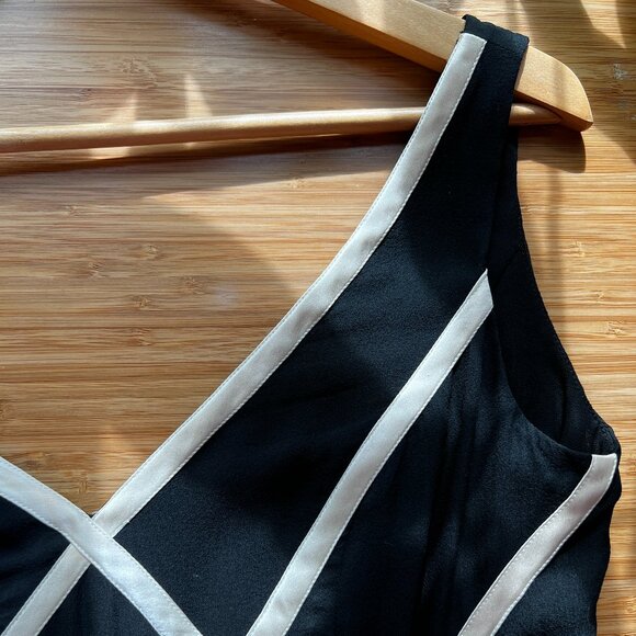 Vintage Pappel Boutique Evening silk top, size 6 - Picture 3 of 8